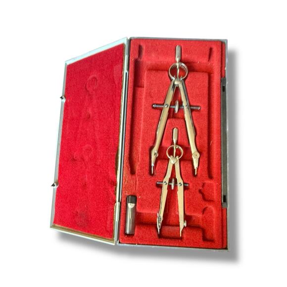 Vintage Gramercy Drafting Tool Set - P055 - w/ Case - Germany - Picture 1 of 2